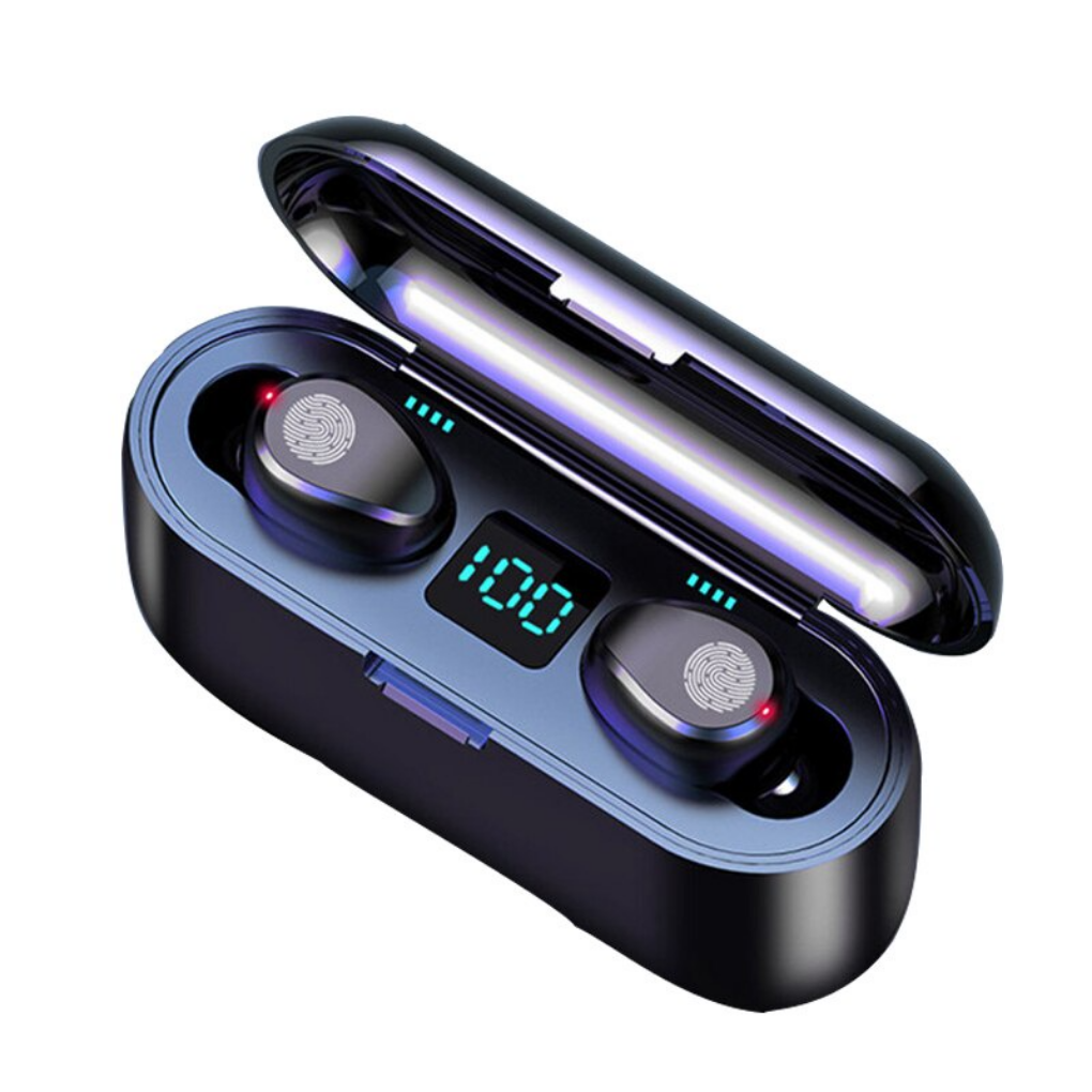 Audífono Inalámbricos F9 TWS Con Power Bank