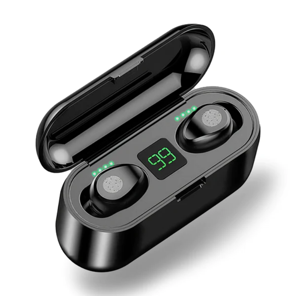 Audífono Inalámbricos F9 TWS Con Power Bank